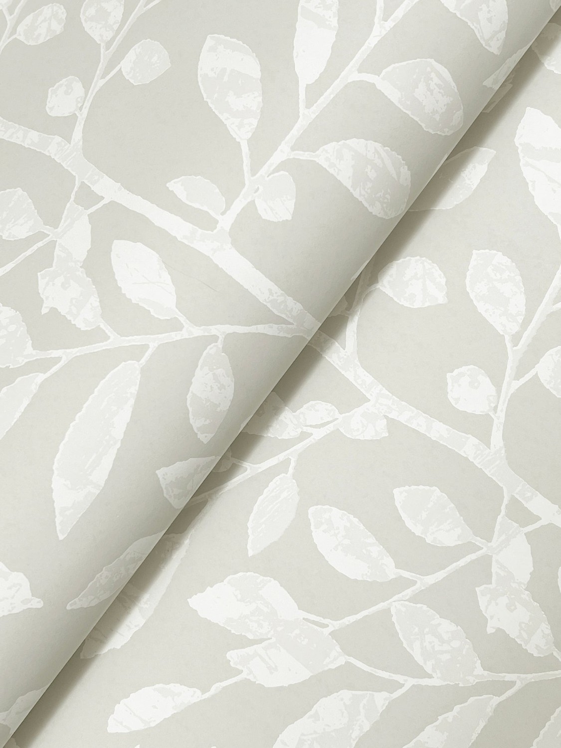 Sagecrest Light Grey Sapling Wallpaper
