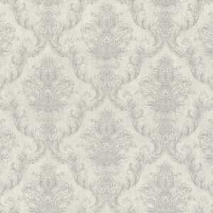 Golden Hour Damask White 941241