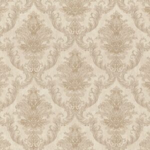 Golden Hour Damask Beige