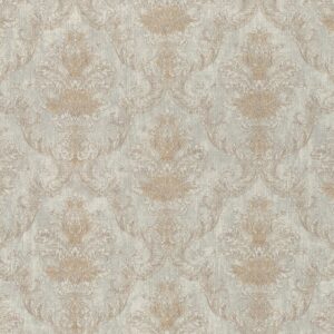 Golden Hour Damask Grey 941272