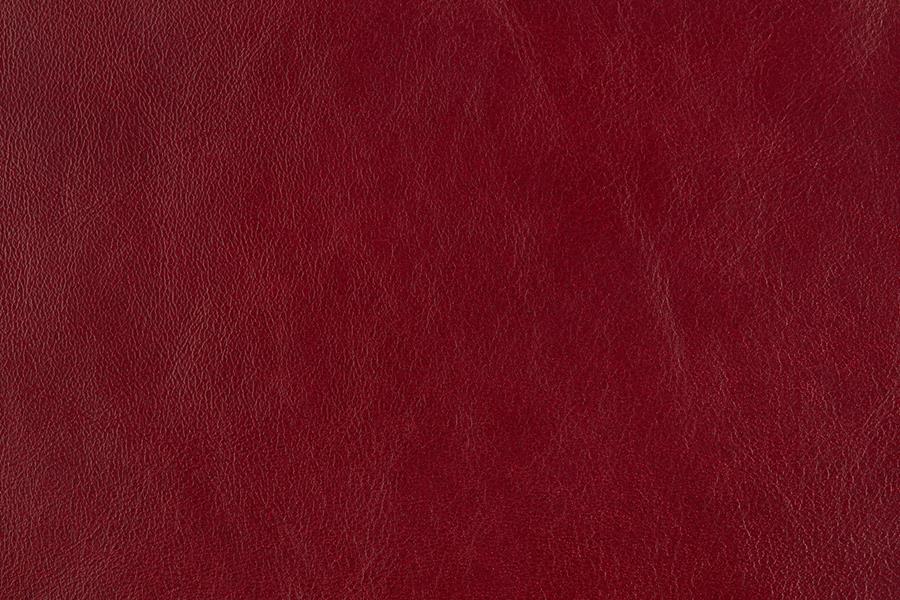 Britannia leather swatch, Firestone, red