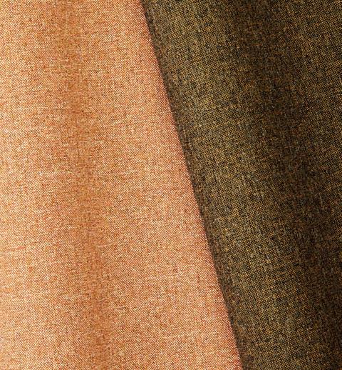 Designtex fabrics in orange and olive