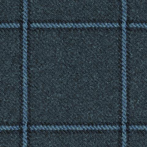 Gabriel Downtown swatch 1112, navy with a blue grid