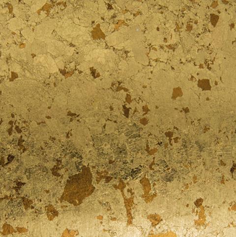 Misha metallic swatch Raw Gold 036, gold leaf